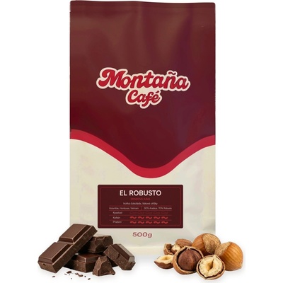 Café Montaña El Arábico káva zrnková 0,5 kg