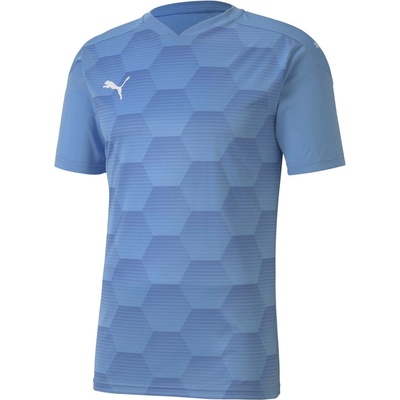 Puma pánske športové tričko TEAMFINAL 21 GRAPHIC JERSEY modrá biela