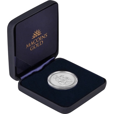 Macoins gold Сребърен медал Свети Георги