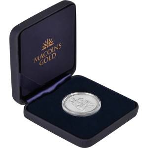 Macoins gold Сребърен медал Свети Георги