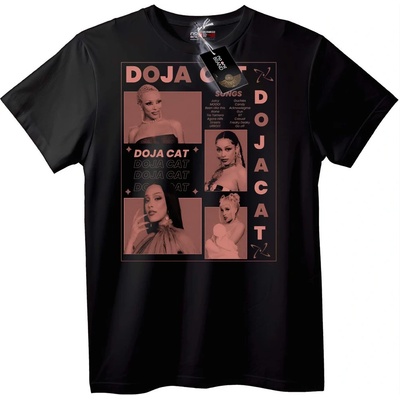 NOONEBRAND Тениска Doja Cat Music - 3XL, White