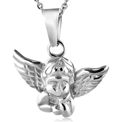 Ocelový přívěsek andělíček GPPC531