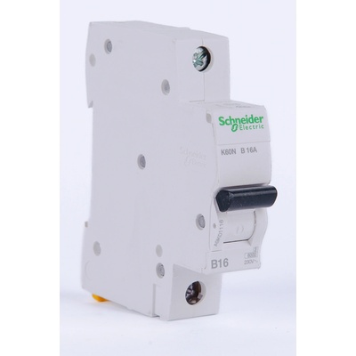 Schneider Electric 1P B16A K60N 6kA A9K01116