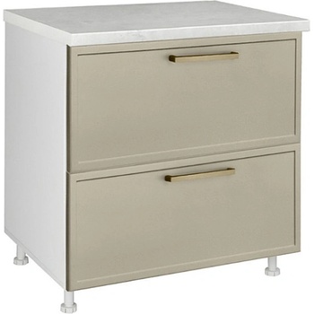 Matis Кухненски шкаф долен с две чекмеджета alba d80 2f pl-box маслина