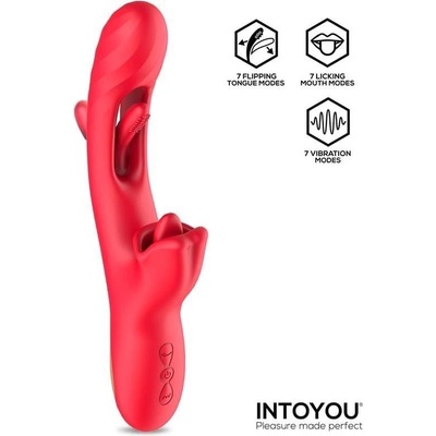 Intoyou Grant silikonový na bod G a klitoris 24,3 x 3,3 cm