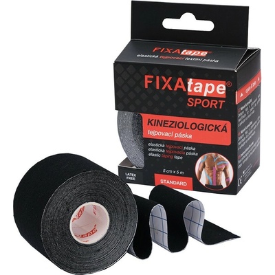 Fixatape Standard Sportovní tejpovací páska černá 5 cm x 5 m
