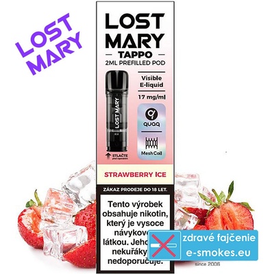 Elf Bar Lost Mary Tappo Cartridge Strawberry Ice 17 mg