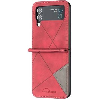 Pouzdro Rhombus Samsung Galaxy Z Flip 4 červené