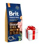 Brit Premium By Nature Adult M 15кг + безплатна изненада за кучето