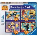 Ravensburger - Puzzle 4v1 Minions - Despicable Me - 1 - 39 piese