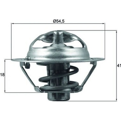 Termostat, chladivo MAHLE TX 162 82D TX 162 82D