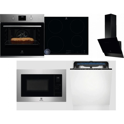 Set Electrolux KOFGH70TX + LIR60433B + LFV616K + EMS4253TEX + EES48200L