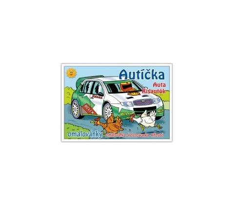 Autíčka omaľovánka