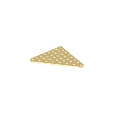 Lego 30504 Tan Wedge, Plate 8 x 8 Cut Corner