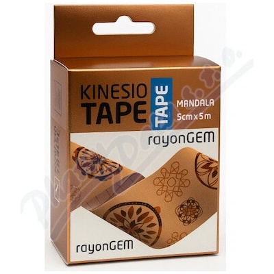rayonGEM kinesiology tape mandala 5 cm x 5 m
