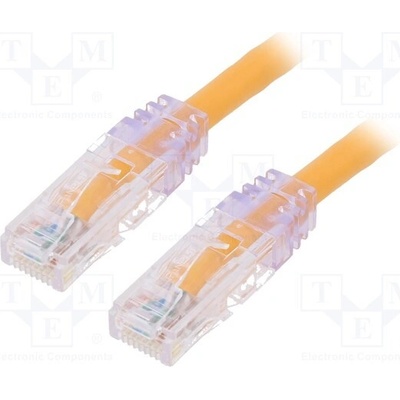 Panduit UTPSP5MORY Patch U/UTP Cat 6 RJ45 vidlice z obou stran lanko Cu 5m