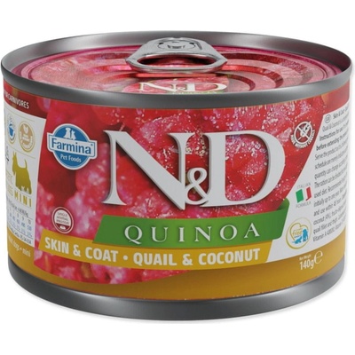N&D dog QUINOA Quail & Coconut 140 g