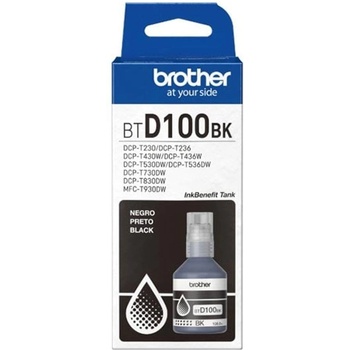 Brother Оригинално мастило за принтер Brother BT-D100BK, 7500 страници/5%, Black (3015100783)