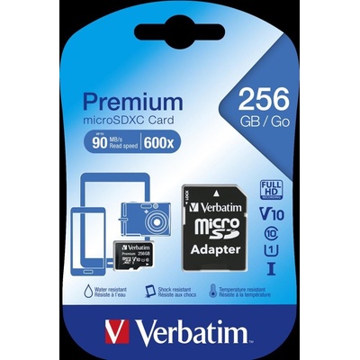 Verbatim microSDXC UHS-I 256GB 44087