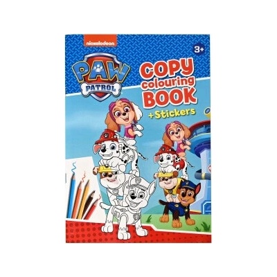 Omaľovánky a samolepky PAW PATROL formát A4
