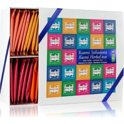 Kusmi Tea Комплект за чай DISCOVER, 45 муселинови пакетчета, Kusmi Tea (KUSMI21686A1220)