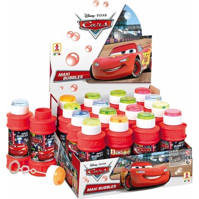 Bublifuk Cars maxi 175 ml dětský bublifukovač s hrkávkou