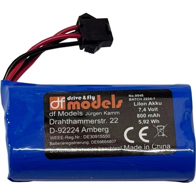 DF models Li-Ion Aku 7,4 V / 800mAh pro 9945