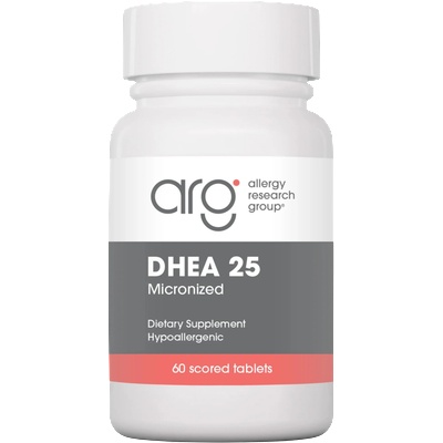 Allergy Research Group DHEA 25 mg Micronized - 60 таблетки