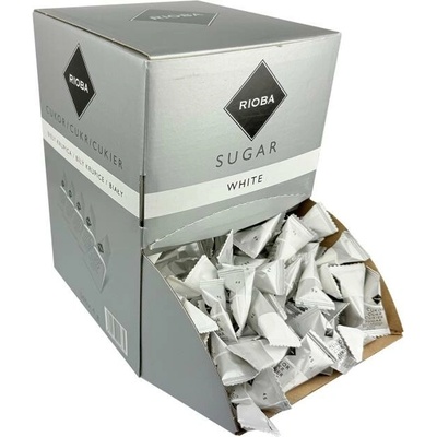 Rioba Cukor biely pyramídky 500 × 4 g