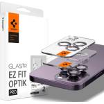 SPIGEN Капак за камера SPIGEN OPTIK. TR EZ FIT защитно стъкло 2 пак за iPhone 14 Pro / 14 Pro Max тъмно лилав (AGL05597)