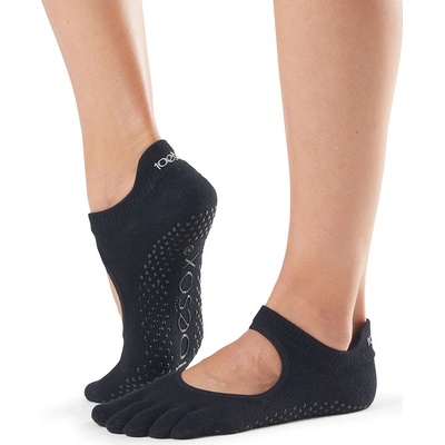 ToeSox Full Toe Bellarina Grip Black