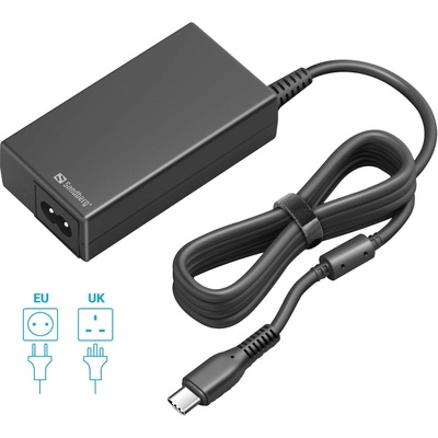Sandberg USB-C AC Charger PD65W - Зарядно устройство (135-76)