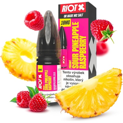 Riot Squad Squad Sour Pineapple Raspberry Riot Squad X Salt 10 ml 20 mg