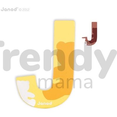Janod drevené písmeno J ABCDeco