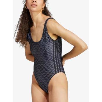 Adidas Originals Monogram 3-Stripes Swimsuit Black