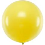 Party Deco Голям Латексов Балон, Пастел, Жълто, 1м (olbo-006)