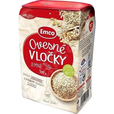 Emco ovesné vločky jemné, 500g