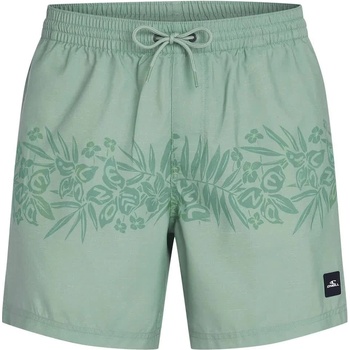 O'Neill Бански гащета O´neill Uni Flower 16´´ swimming shorts - Green (Green Tropical Stripe)
