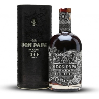 Don Papa 10y 43% 0,7 l (tuba) – Zboží Dáma