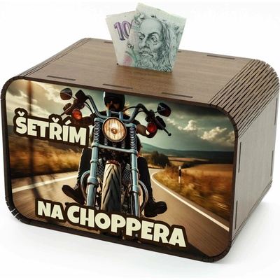 Pokladnička - Šetřím na choppera