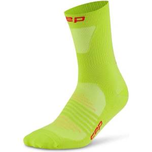 CEP Дамски чорапи за бягане CEP Women's Pro Run Ultralight Socks Mid Cut Running socks - Lime - размер II (201-9128-0211)
