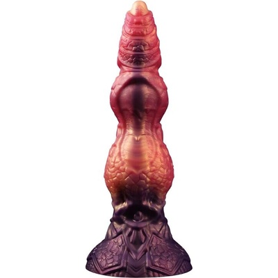 Power monsters savage beastlord tricolor fantasy silicone dildo 24 cm