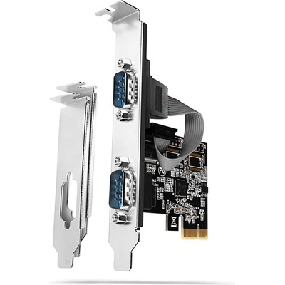AXAGON Serial card RS232, PCI-E, 2xCom port, AXAGON PCEA-S2N (PCEA-S2N)