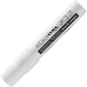 LYRA Angled тебеширена химикалка 8 - 15 mm White 1 бр (L4420001)