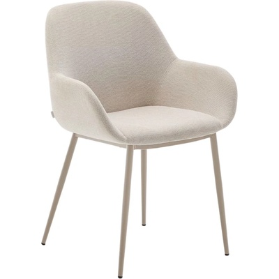 Kave Home Konna Béžová s šedou podnoží