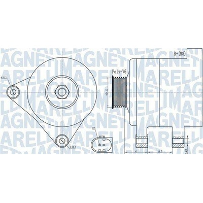 generátor MAGNETI MARELLI MQA2000
