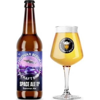 Pivovar Bizon Space ALE Summer ALE 11° 0,5 l (sklo)