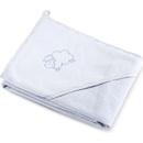 SENSILLO Dětská osuška Ovečka 80x80 cm šedá
