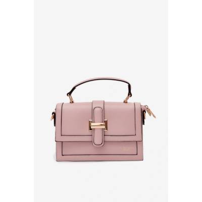 Flora & Co Ružová crossbody taška Nelsera čierna ružová
