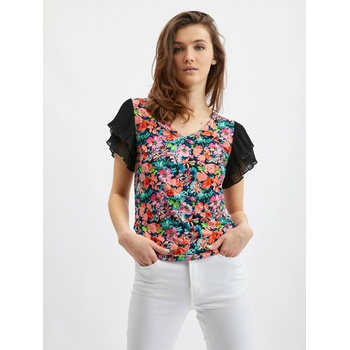 orsay Синьо-черна дамска блуза на цветя ORSAY Orsay | Cheren | ЖЕНИ | S